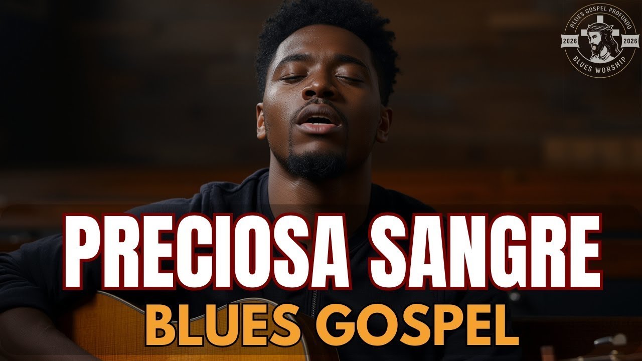 Sangre Que Me Da La Paz ✝️ | Blues Gospel – Voz Profunda y Espíritu Santo 🔥 Blues Gospel Profundo