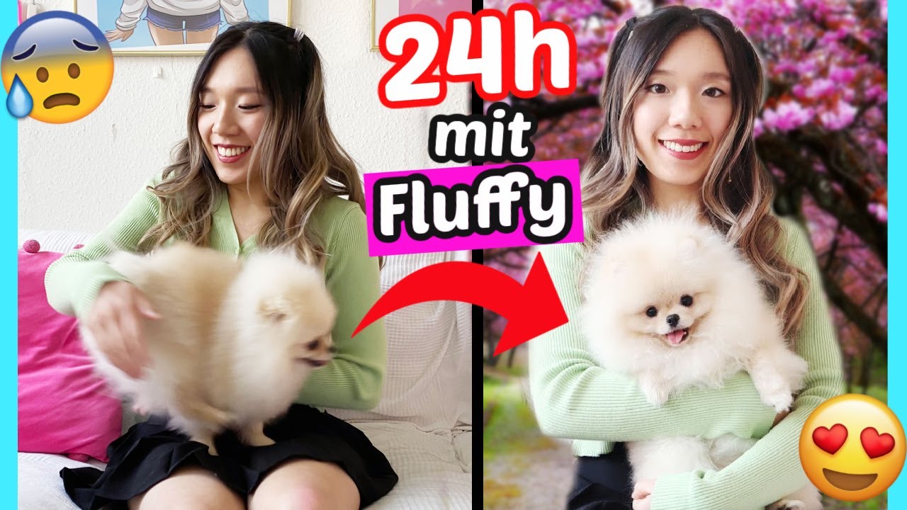 24 STUNDEN mit ❤️ WELPEN BABY FLUFFY 😍 von BFF verbringen *GEHT es wieder SCHIEF*