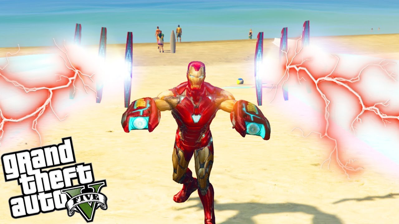 GTA V - MODS - O INCRÍVEL HOMEM DE FERRO no Gta! O Melhor MOD do MUNDO!