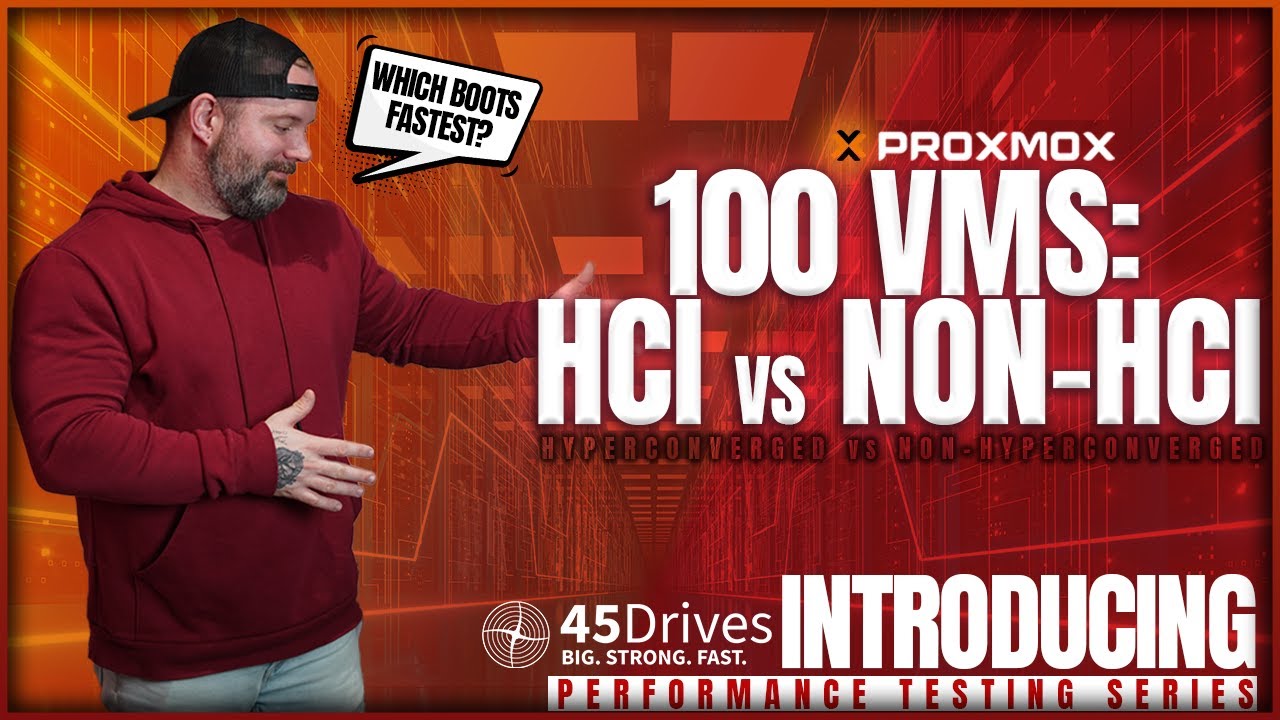 HCI против Non-HCI: загрузка 100 виртуальных машин!