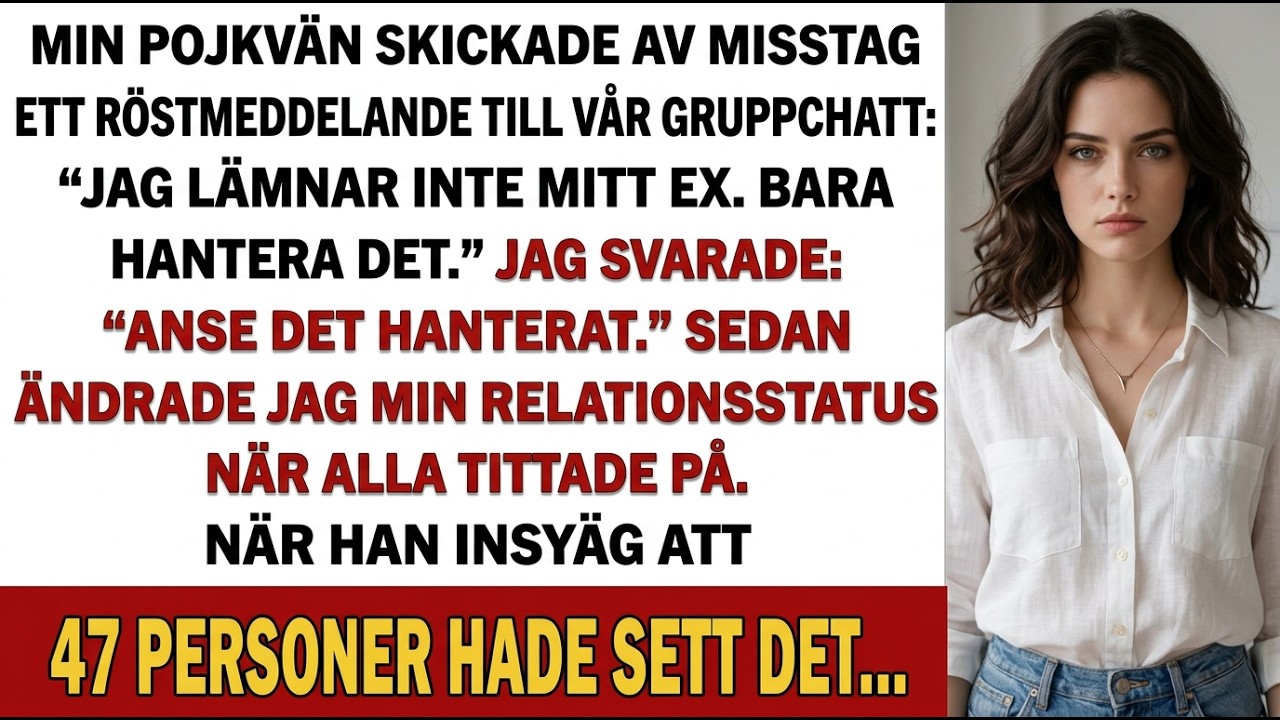 Min BF skickade av misstag röstmeddelande: “Jag lämnar inte mitt ex…”