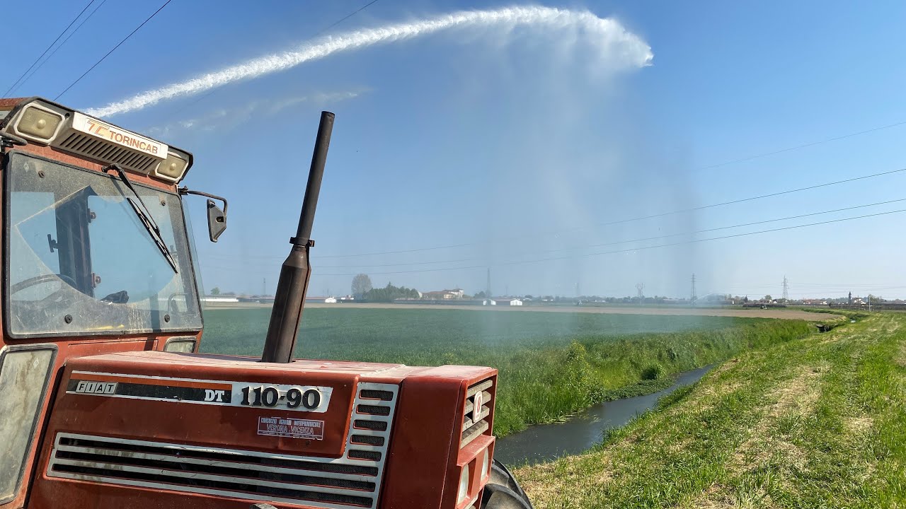 Fiatagri 110/90 in irrigazione