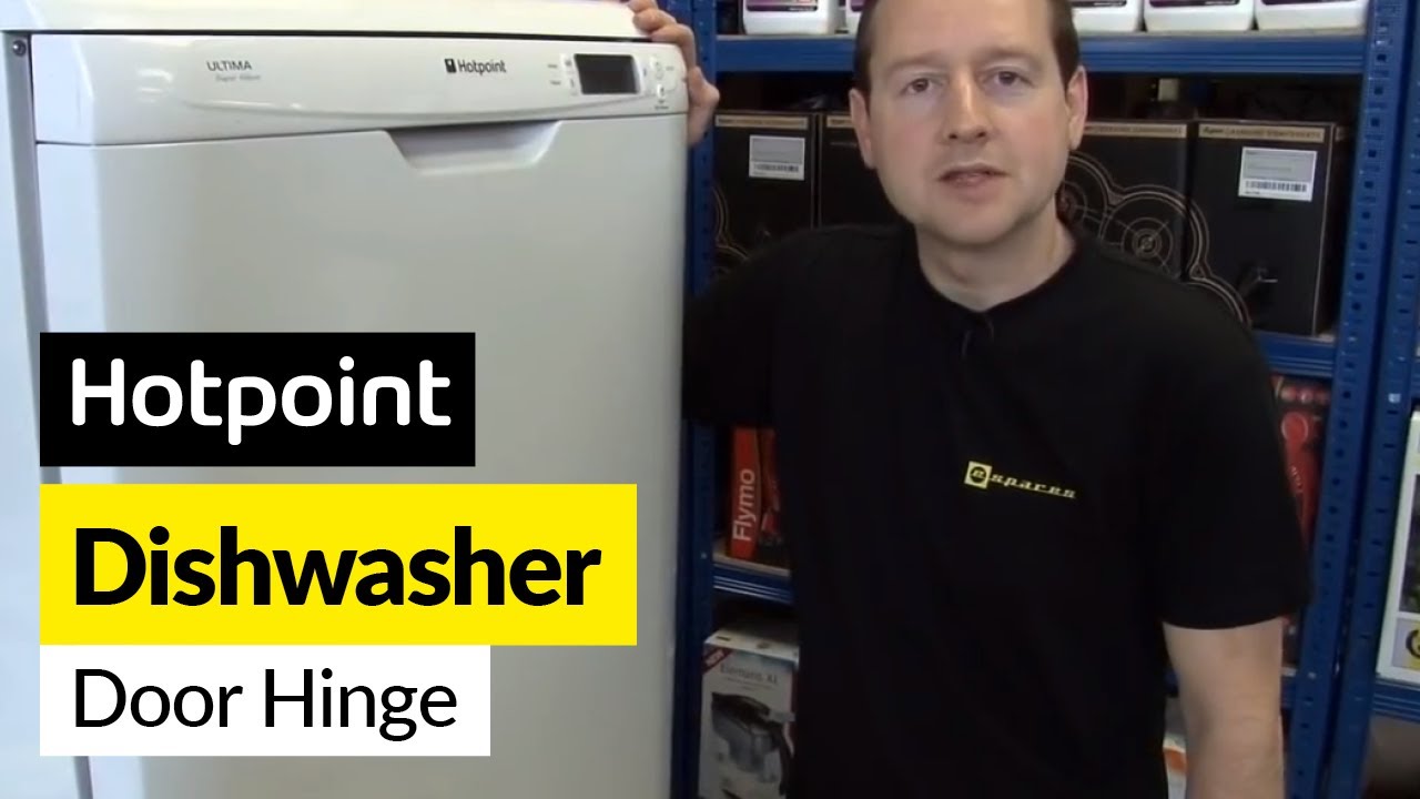 How to Replace a Dishwasher Door Hinge Lever on a Hotpoint Dishwasher
