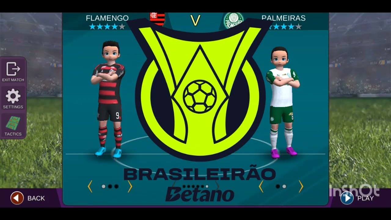 SIMULAÇÃO DE FLAMENGO X PALMEIRAS NO PRO LEAGUE SOCCER