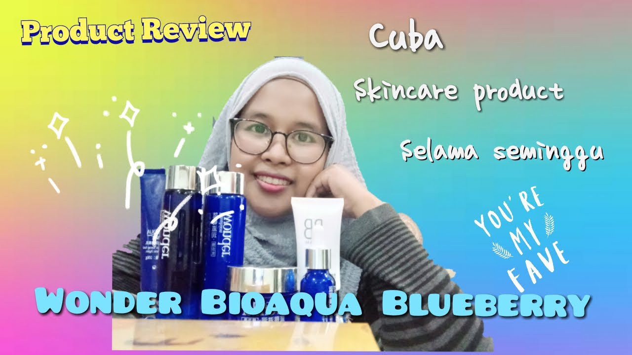 Wonder Aquabio Blueberry Skincare REVIEW!! Apa jadi lepas seminggu?
