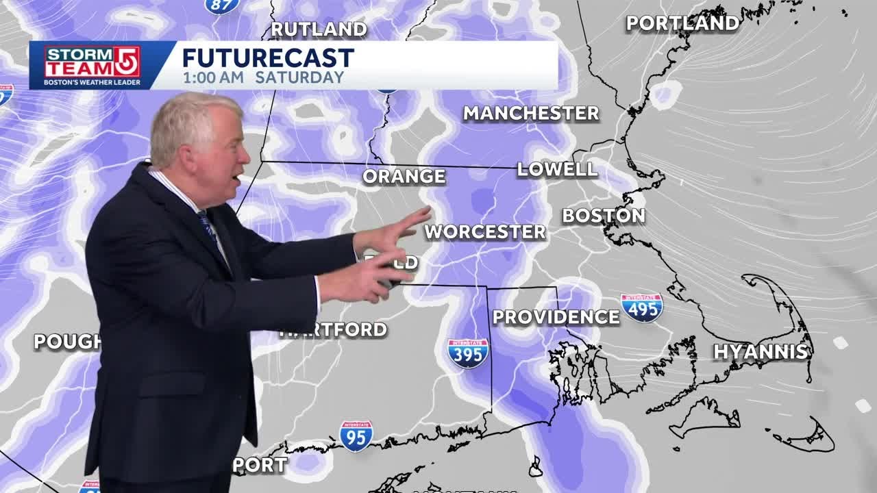Video: Partly cloudy and quiet as arctic chill sets in