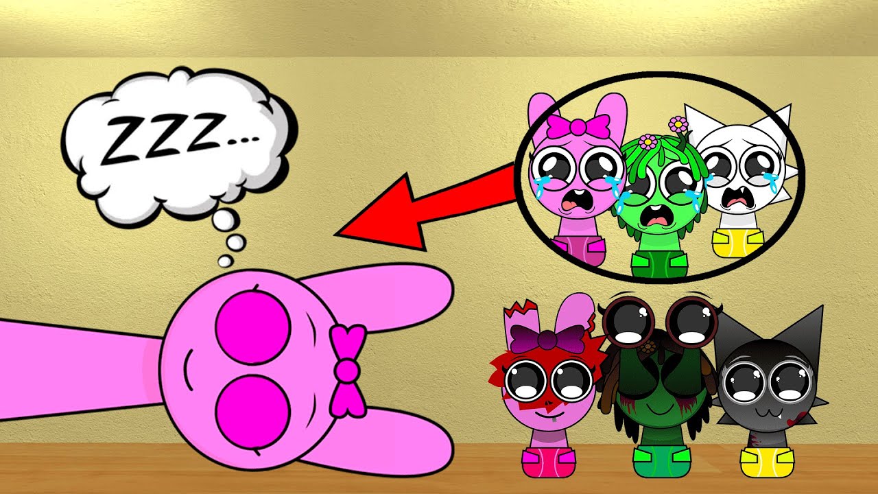 Sleepy Pinki Wants me to Find Lil Pinki & Vineria & Wenda , But Horror Owack .. | Garry's Mod