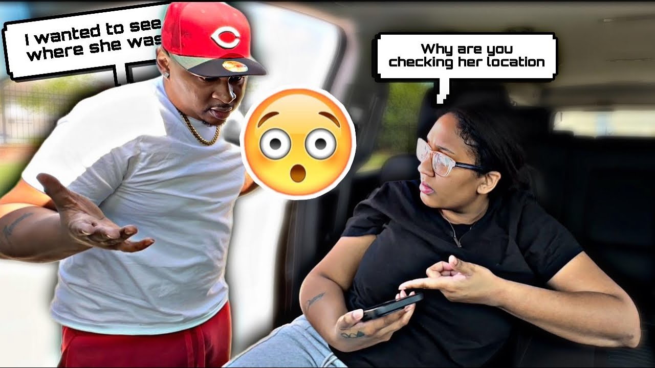 CHECKING MY BM LOCATION IN FRONT OF MY WIFE! (Prank)