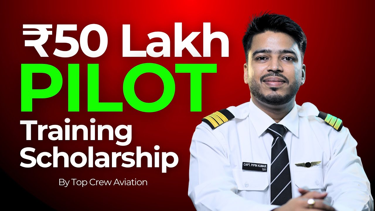 Win a ₹50 Lakh Flight Training Scholarship | Capt. P Kumar | Top Crew Aviation