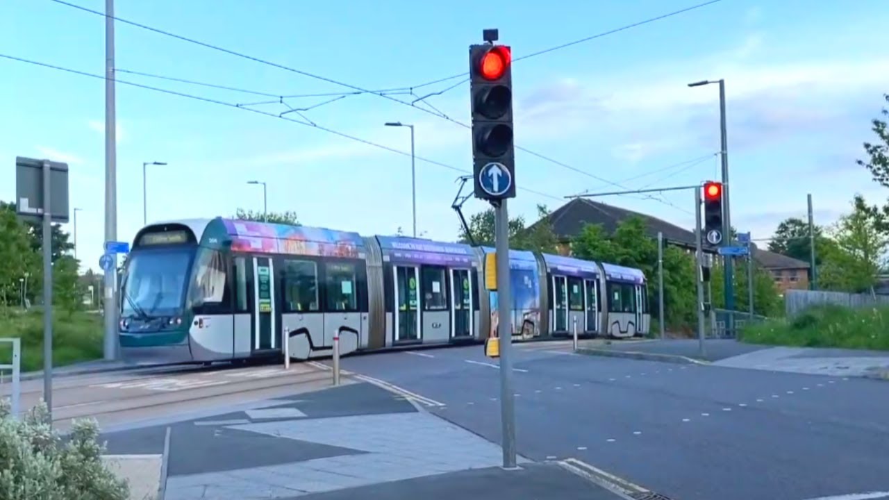Ruddington Lane Tram Crossing, Nottinghamshire