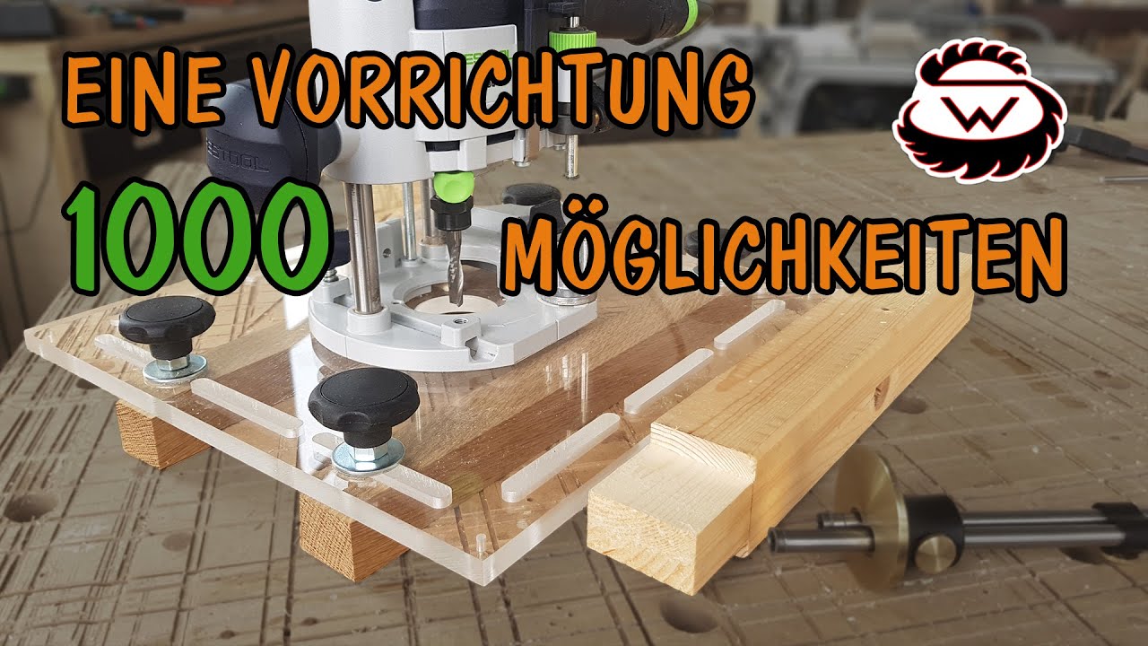 Eine MUST HAVE Vorrichtung f&uuml;r die Oberfr&auml;se | WoodSpezi