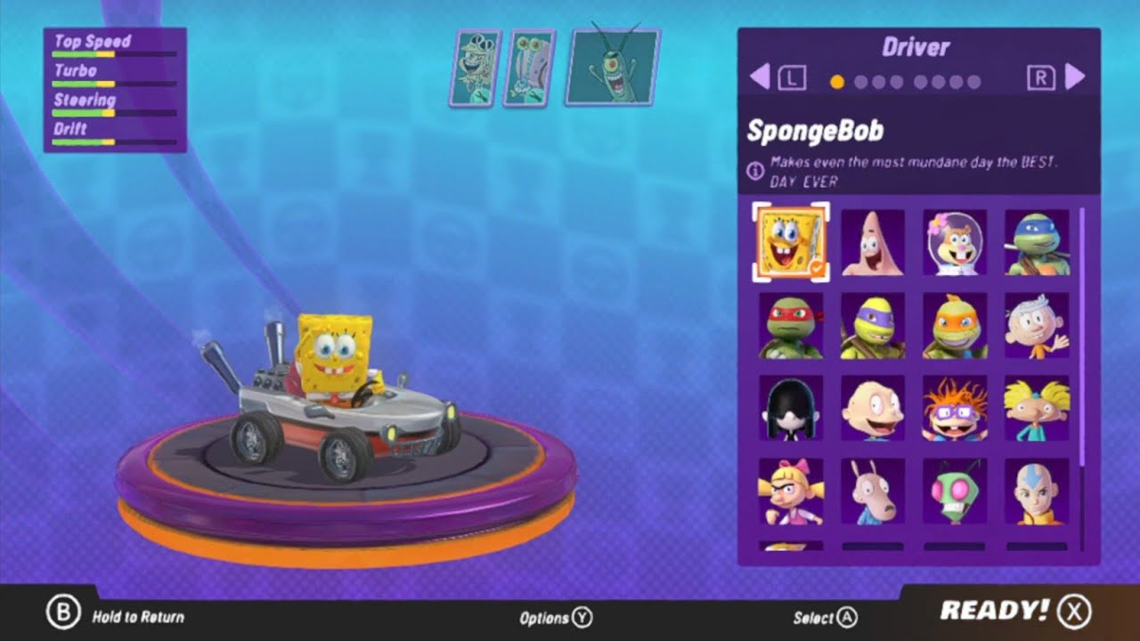 Nickelodeon Kart Racers 2: Grand Prix - Spongebob Gameplay (HD)