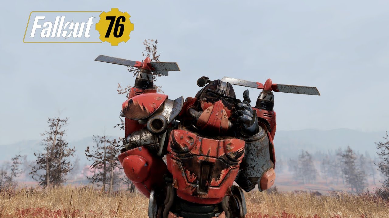 Fallout 76 | Vertiguard Blood Eagle Power Armor Paint | Showcase