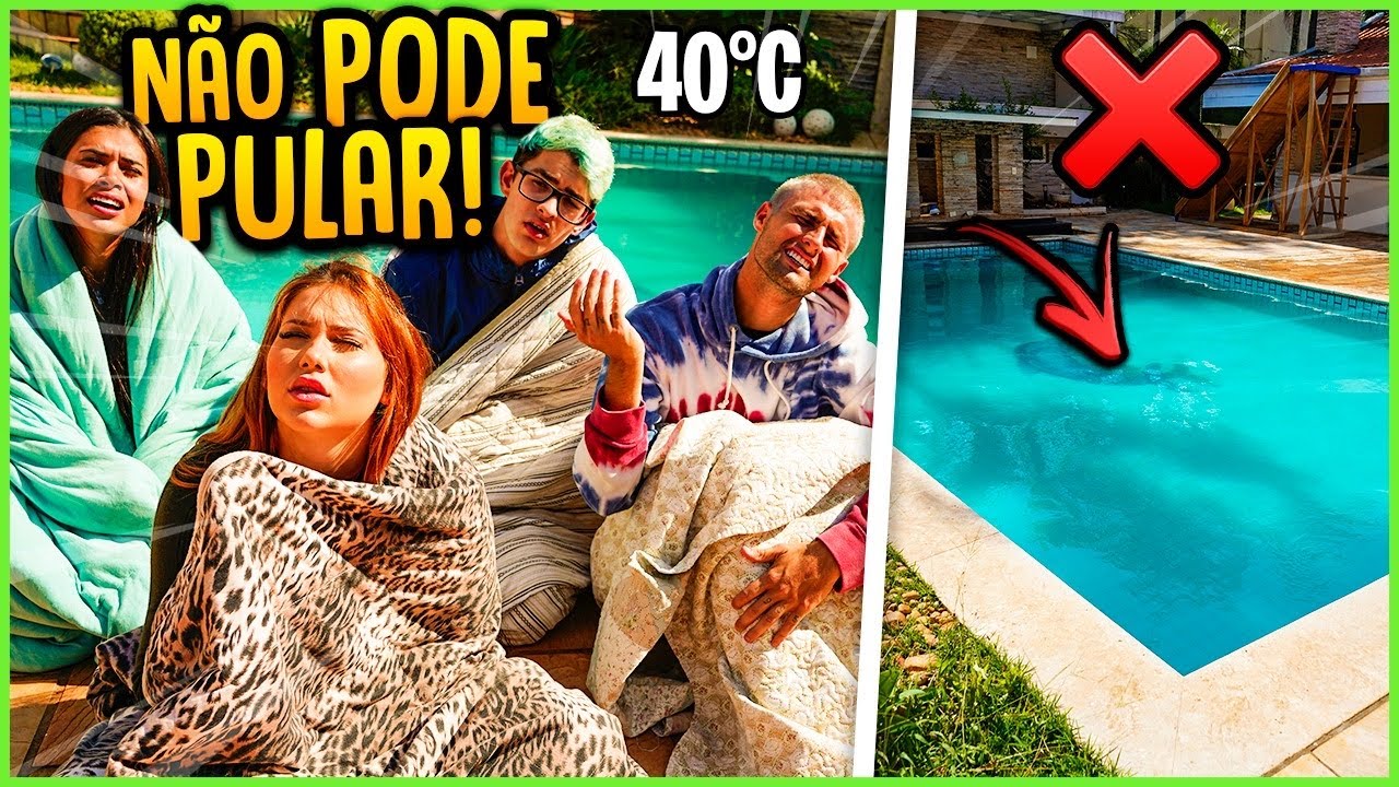 SE ALGU&Eacute;M PULAR NA PISCINA O V&Iacute;DEO ACABA!! [ REZENDE EVIL ]