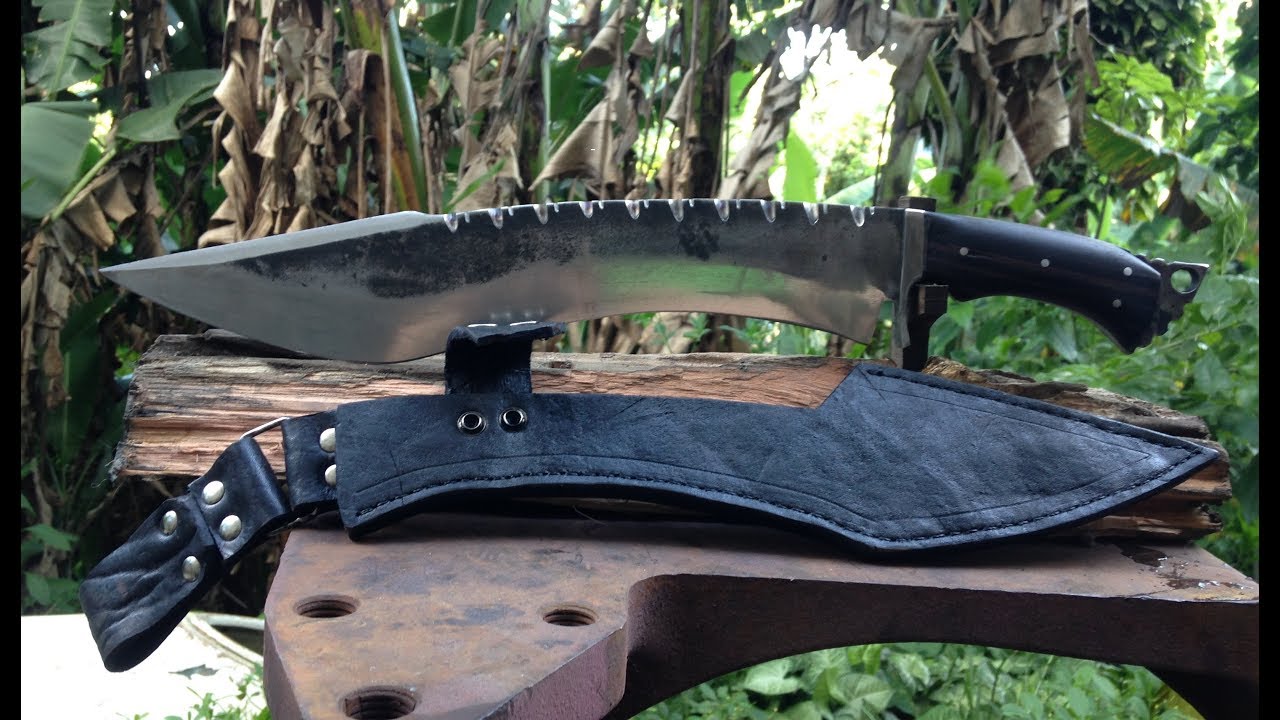 BIG BOWIE Knife Making- HINTO CUTELARIA
