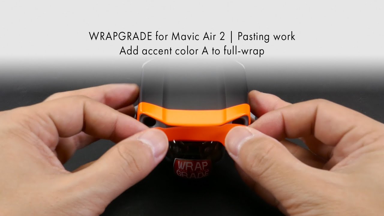 Wrapgrade for Mavic Air 2 | Add accent color A to full-wrap / 換装方法