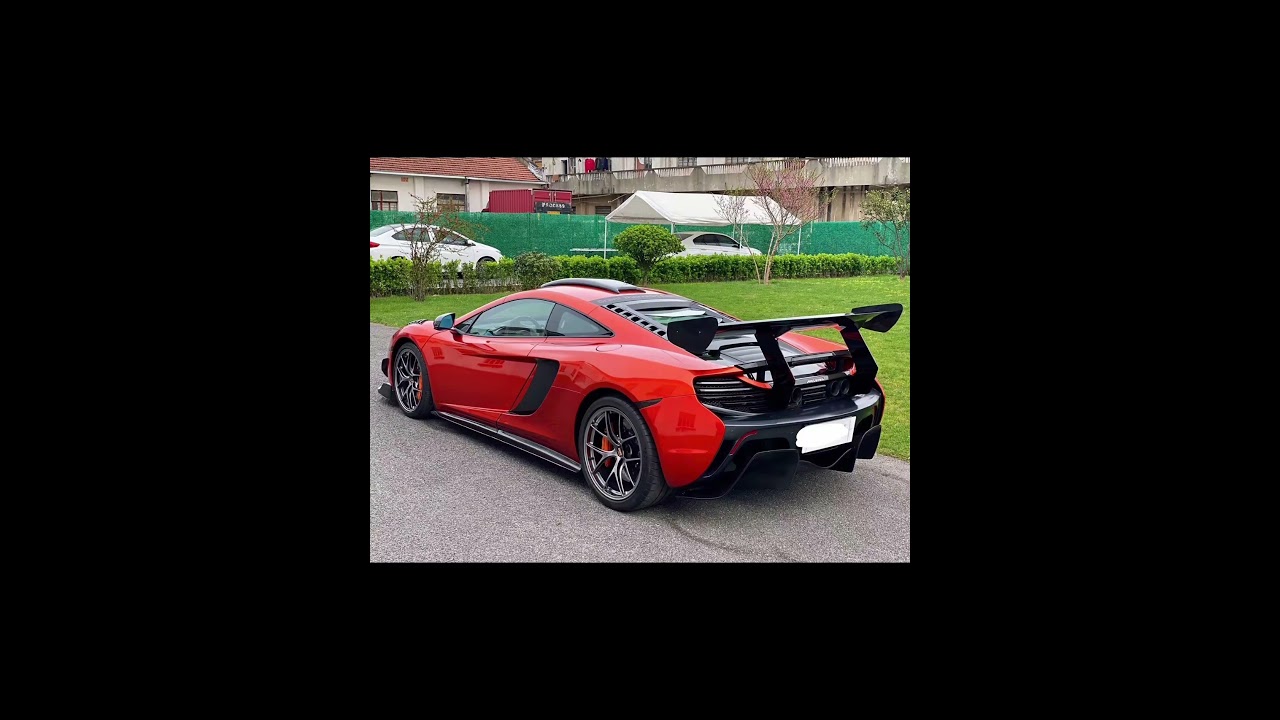 McLaren 650S MP4 12C LB style dry carbon fiber rear GT spoiler.#mclaren650s #mp412c#mclaren #650slb