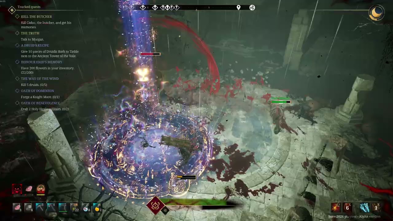 Wardens of Avalon playtest - Cadoc the Butcher Boss Fight
