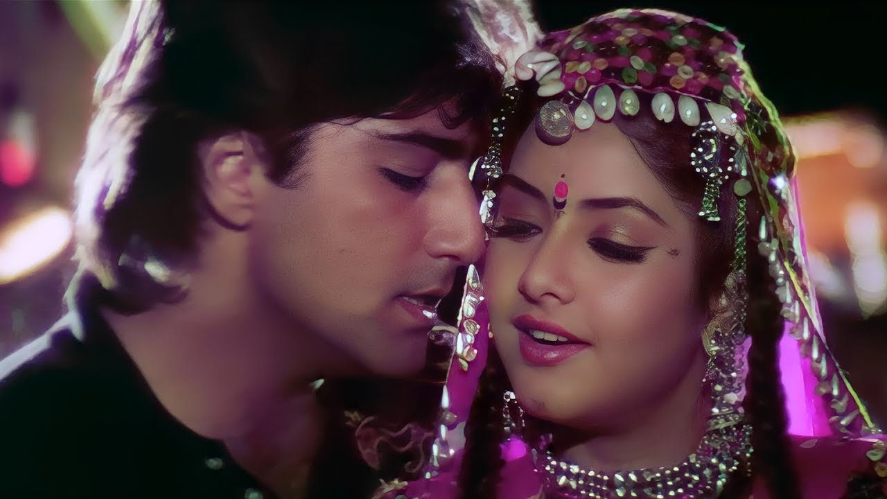 Tujhe Na Dekhu Toh Chain Lyrical | Divya Bharti | Alka Yagnik | Kumar Sanu | Rang |Kahin Mujhe Pyaar