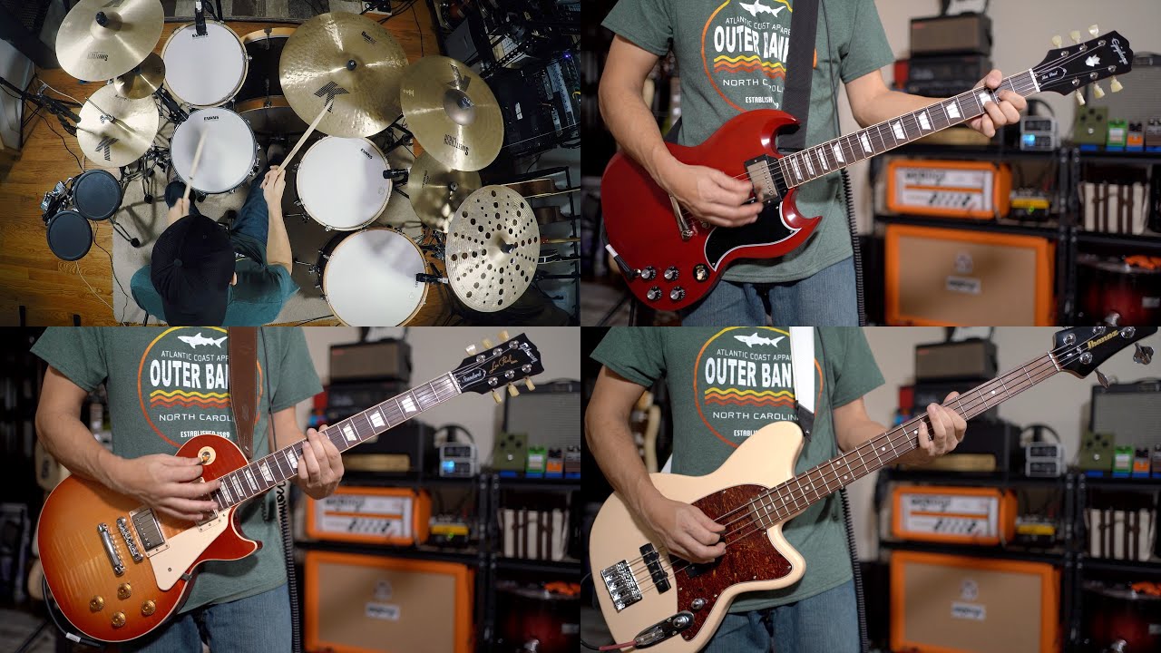 Belly - Gepetto [DRUM + GUITAR + BASS COVER]