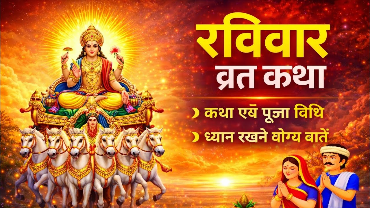 रविवार व्रत कथा | Ravivar Vrat Katha | सूर्य देव व्रत पूजा विधि और महत्व