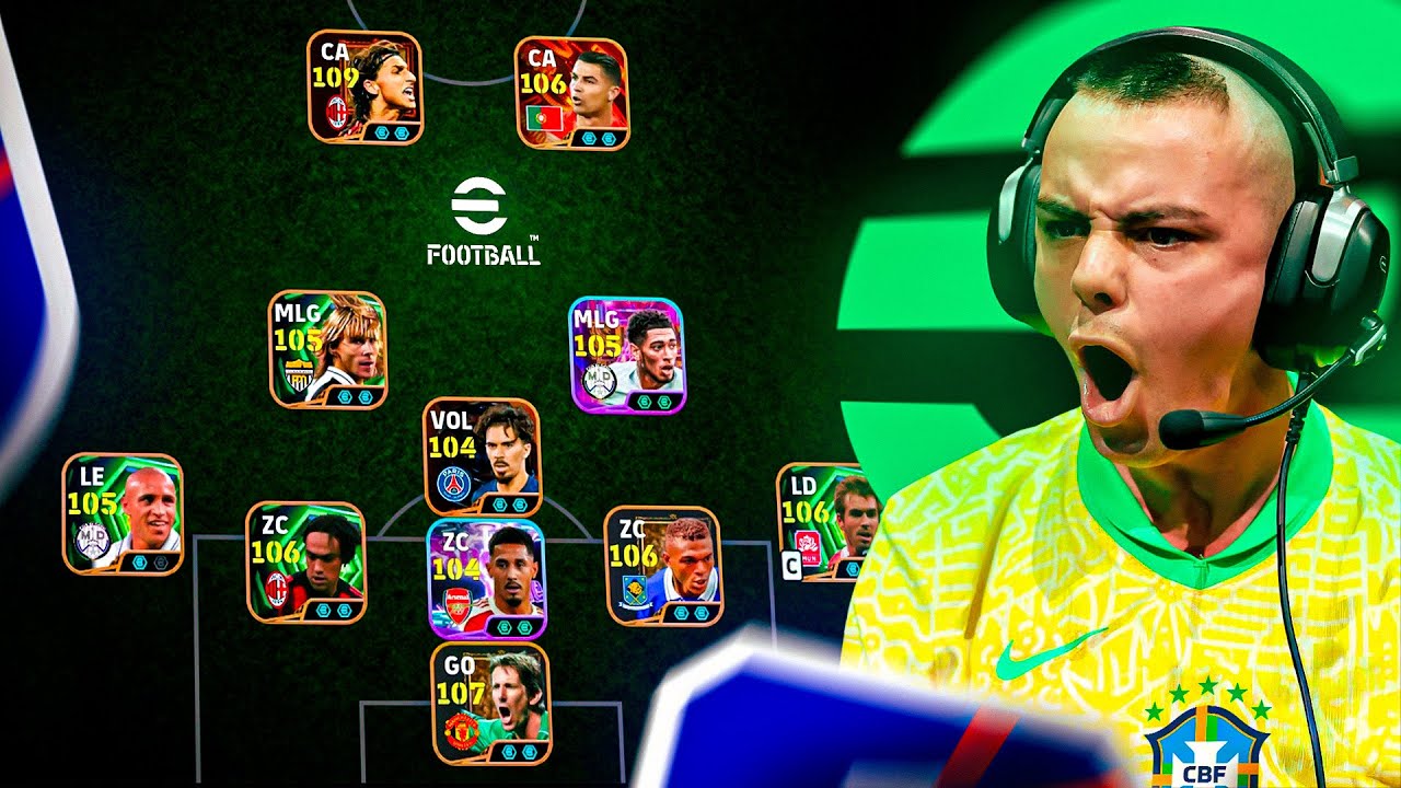 CAMPEÃO MUNDIAL DE EFOOTBALL DE VOLTA AS LIVES! ANALISANDO FORMAÇÕES