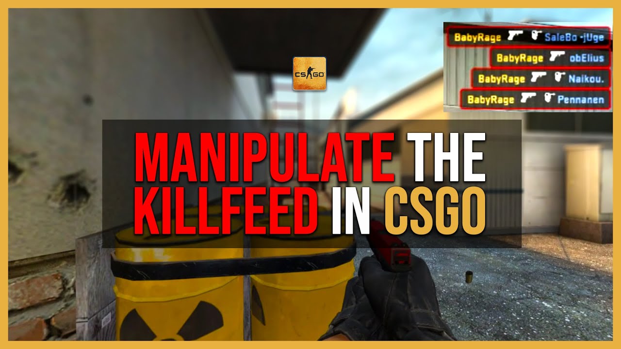 MANIPULATING DEATHNOTICES IN CSGO - CSGO Movie Making Tutorial
