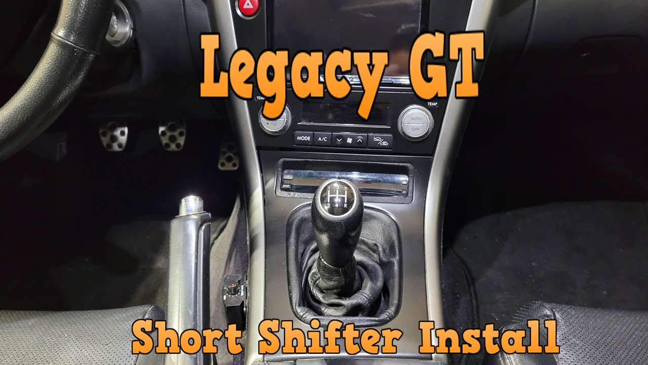 Subaru Legacy GT Cobb Short Shifter Install
