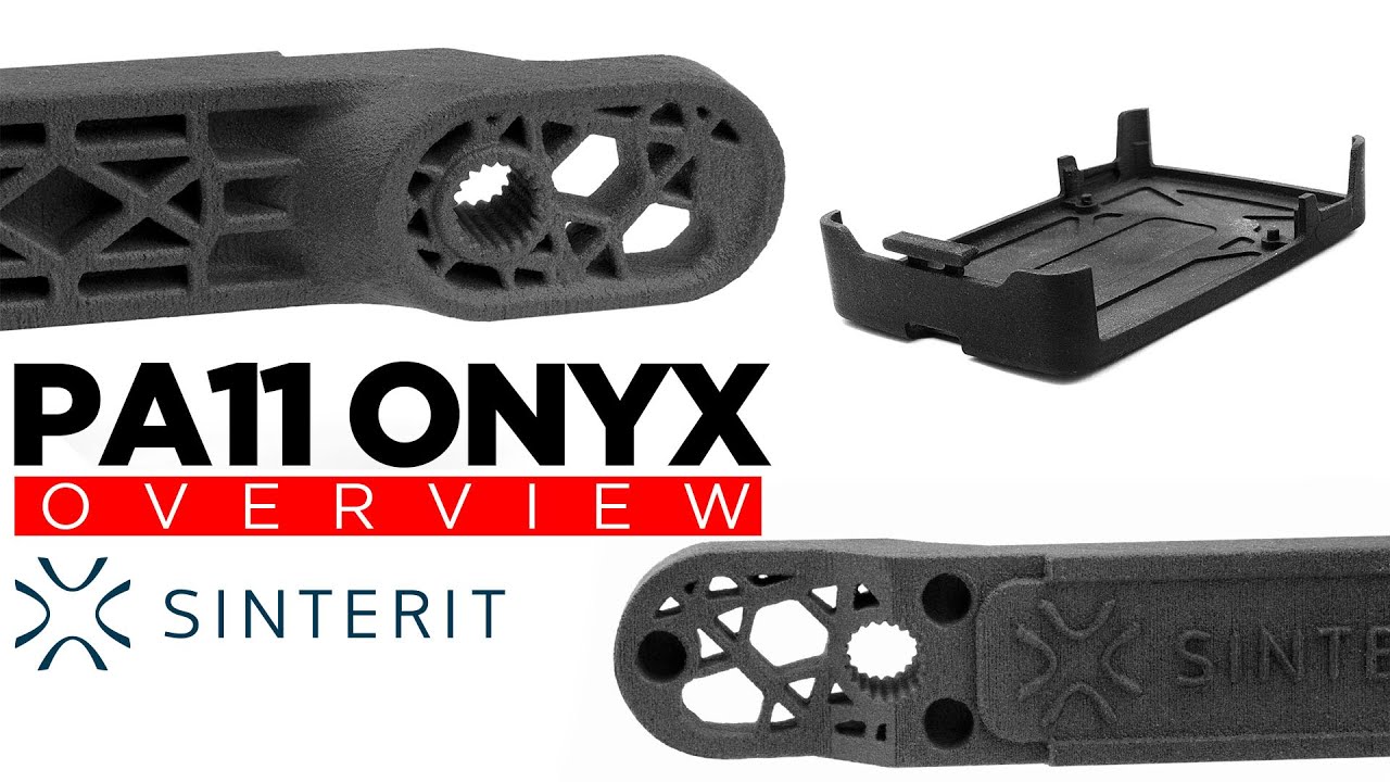 Sinterit PA11 Onyx Overview - High Quality Prototype and Final Product Material | Sinterit Materials
