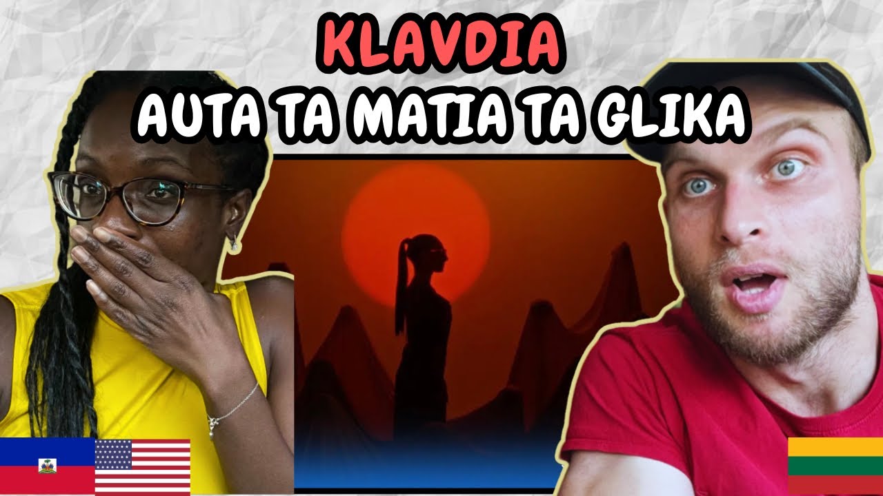 REACTION TO Klavdia - Auta Ta Matia Ta Glika (MUSIC VIDEO) | FIRST TIME HEARING
