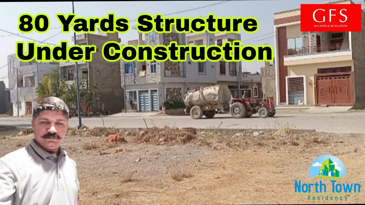 Construction House | 80 Square Yards | Ground Plus 2 Rooms | North Town | GFS Builders & Developers