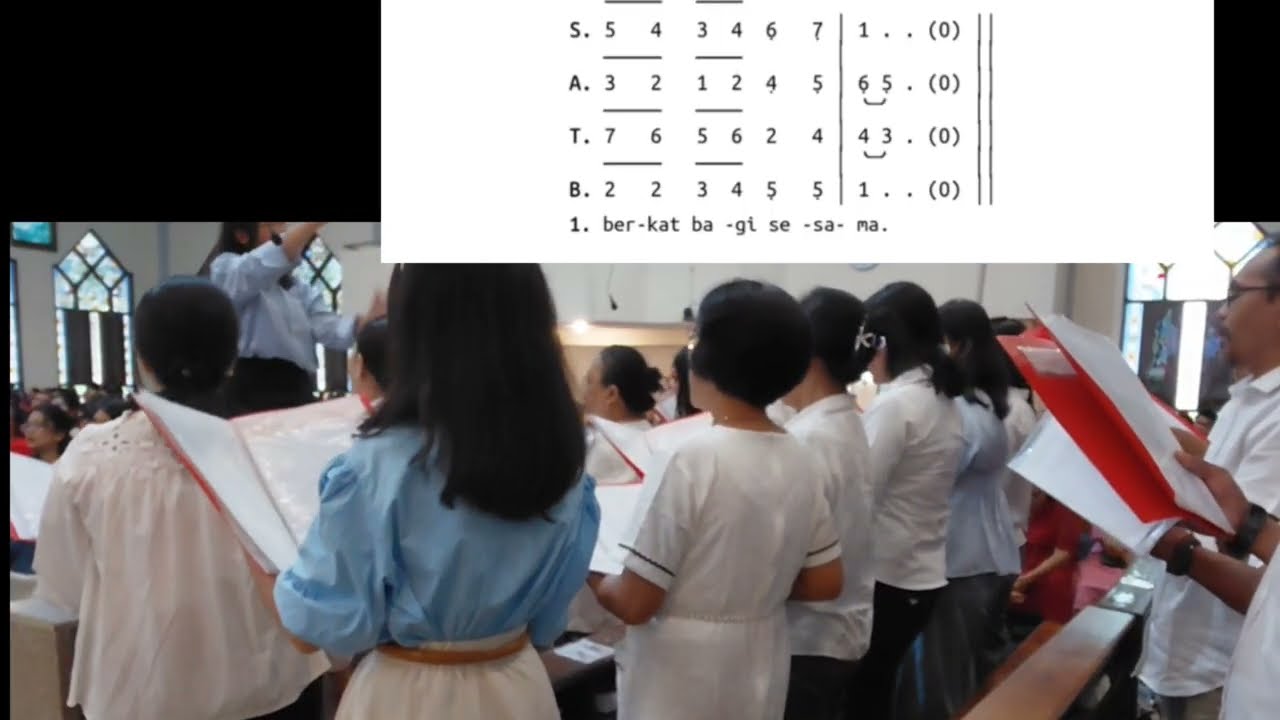 UNTITLED lagu persembahan vol 2,& Partitur choir link St Petrus CKM1 Karawang 