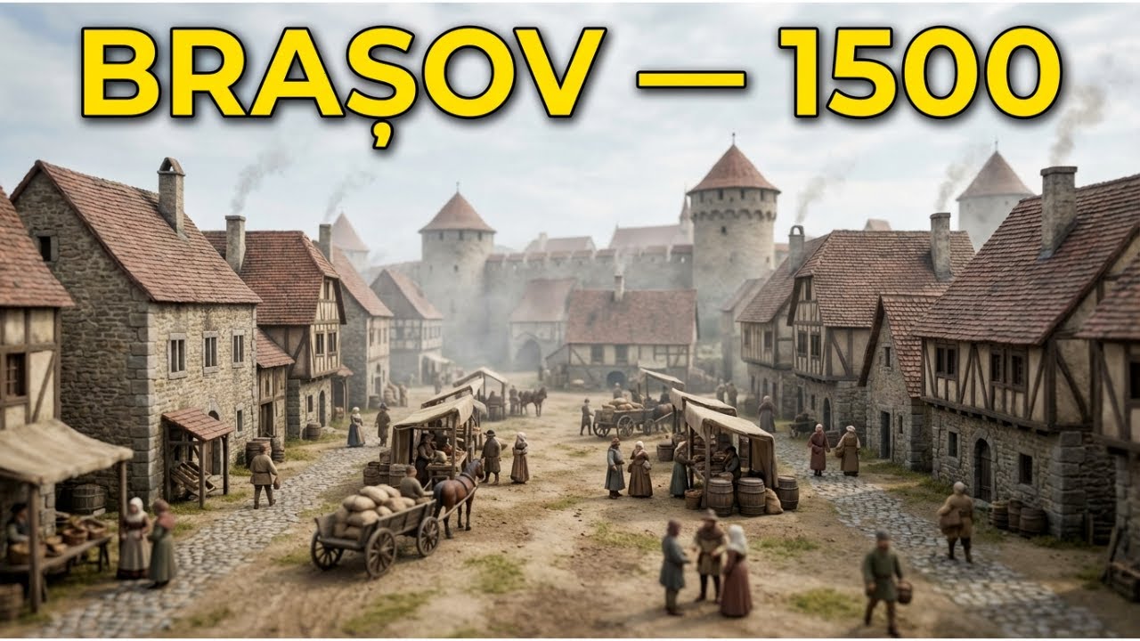 Cum era viața în Brașov în 1500 — Reconstrucție cu IA
