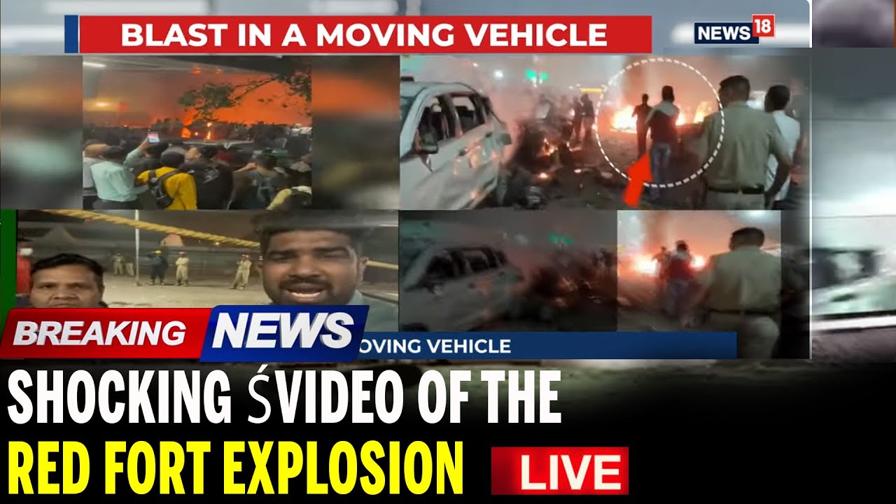 Delhi Red Fort Blast Live: LIVE: Red Fort Blast &ndash; What Really Happened? Shocking Video Inside