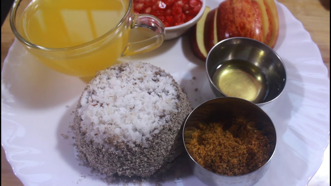 finger millet steamed breakfast/ragi puttu/millet recipes/finger millet recipes