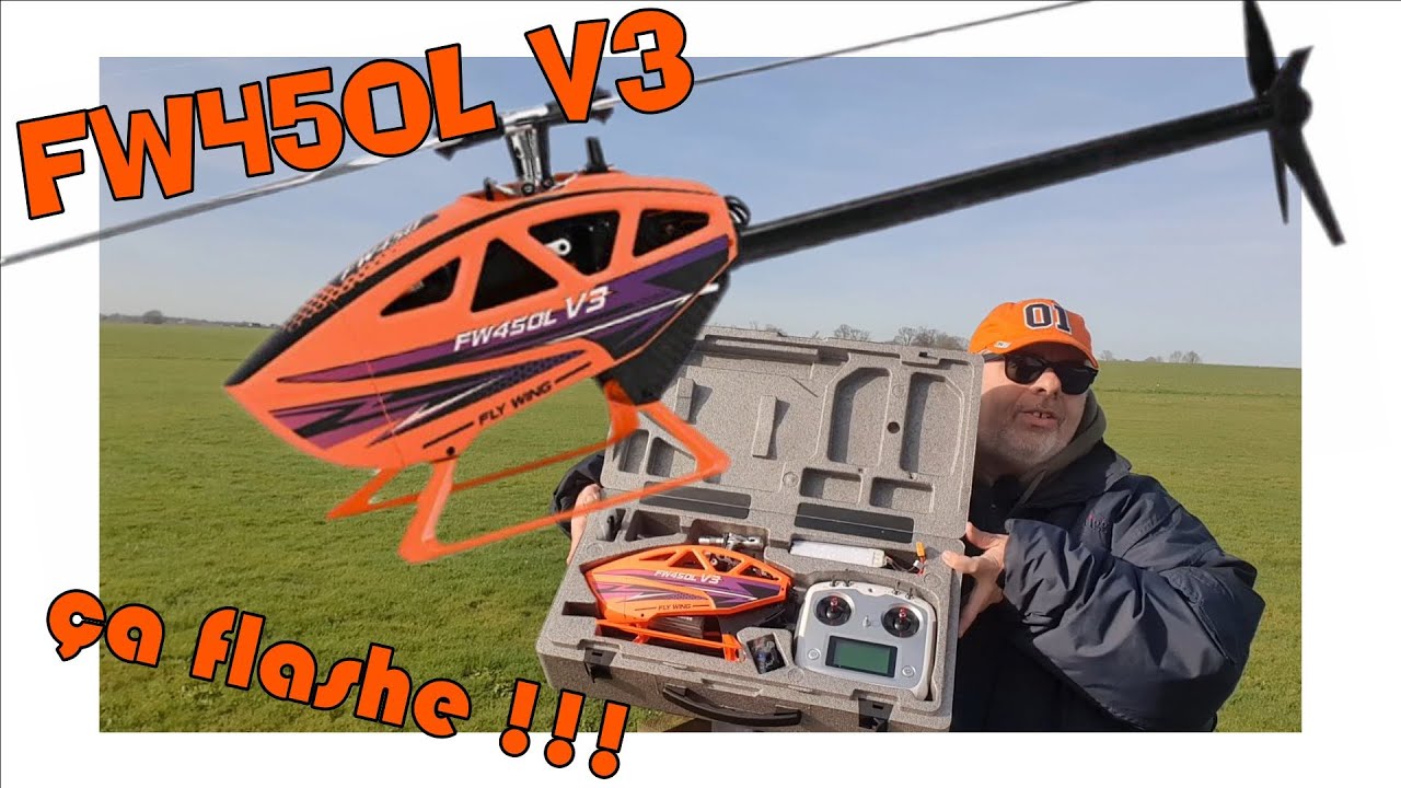 FLYWING FW450L V3 , en orange ça claque !!!!!