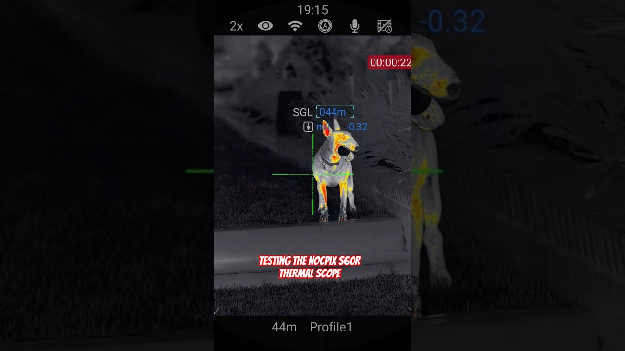 Testing the Nocpix S60R Thermal Scope. The scope is insane! #thermalscope #thermals #thermal