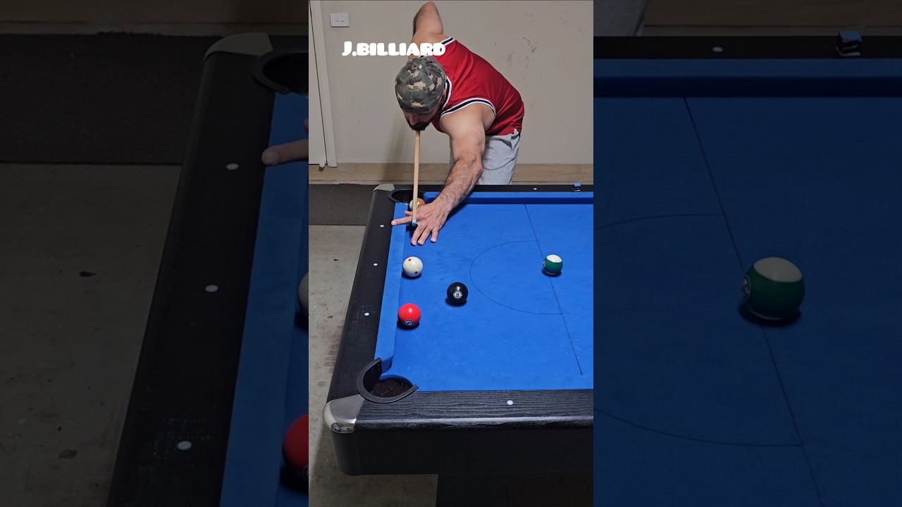 How Beginners, Intermediates, and Amateurs Play This Shot #8ballpool #pool #trickshots #billiards