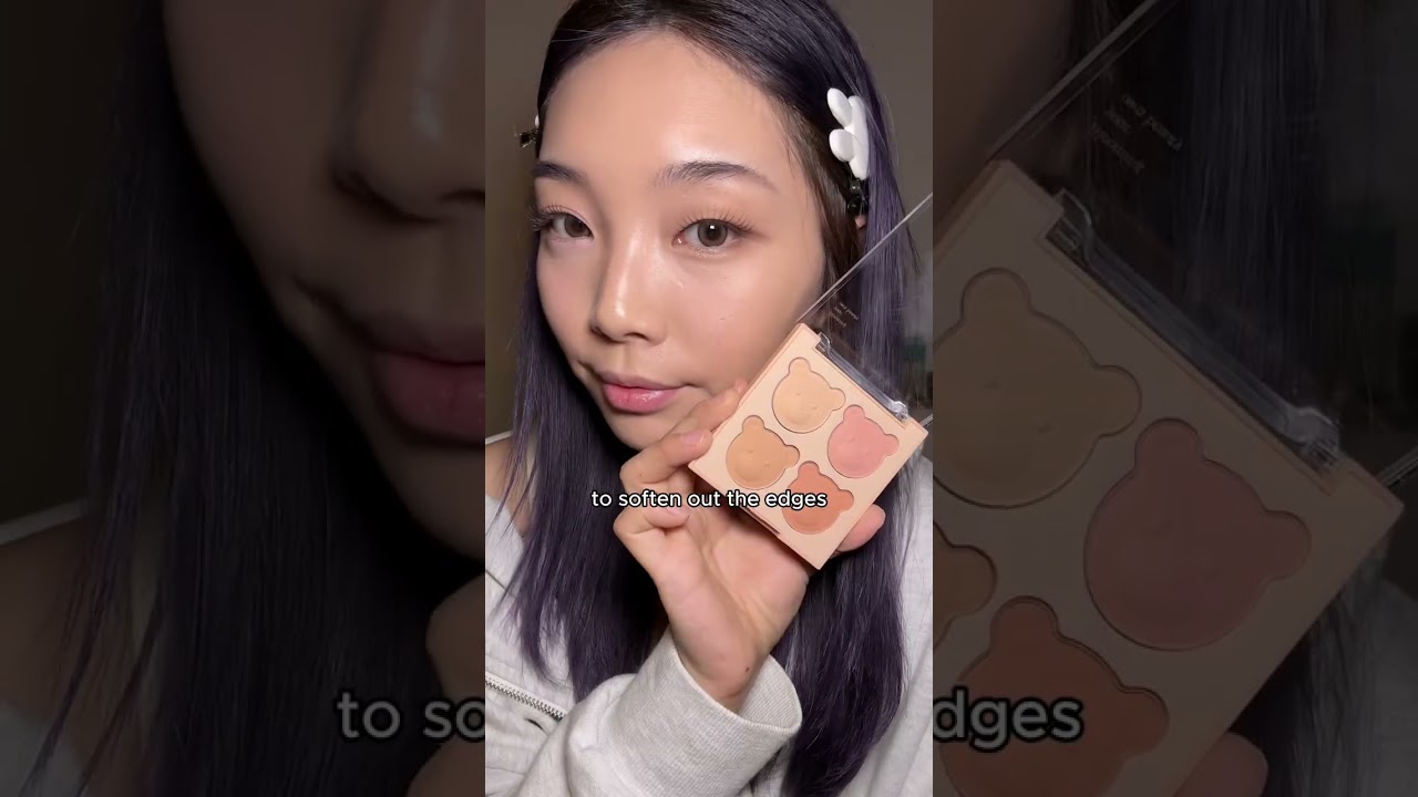cool tone vs warm tone korean makeup tutorial I DASIQUE x _LILYIS I LINK IN BIO🧸 #shorts
