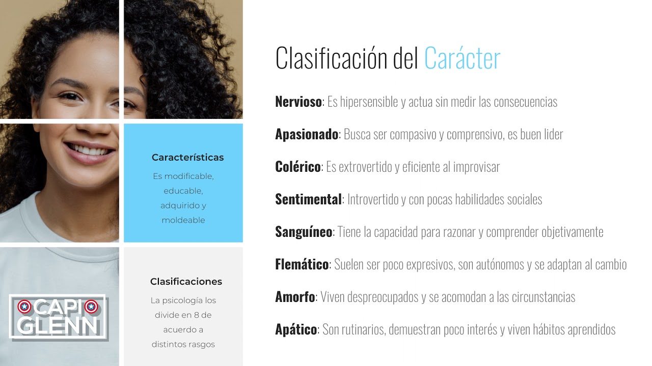 El temperamento 🤯, el carácter 😦 y la personalidad 😎