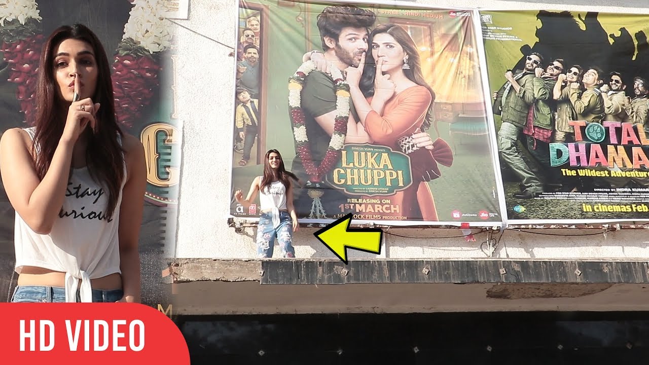 Kriti Sanon Visit's Theater In Juhu | Luka Chuppi Response