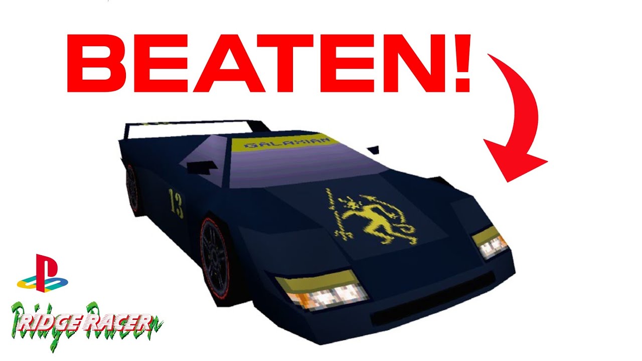 BEATING The #13 Racing Car On Ridge Racer PS1