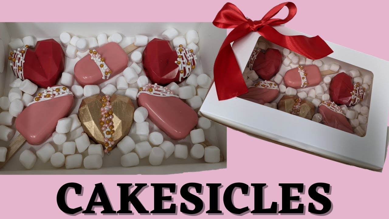Cakesicles / Paletas de Pastel