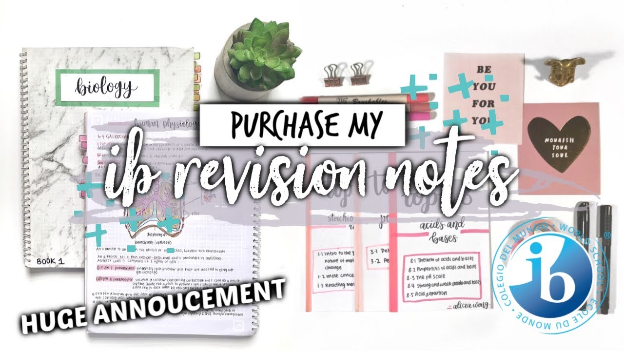 MY IB REVISION NOTES (MY NEW WEBSITE!) | studycollab: alicia