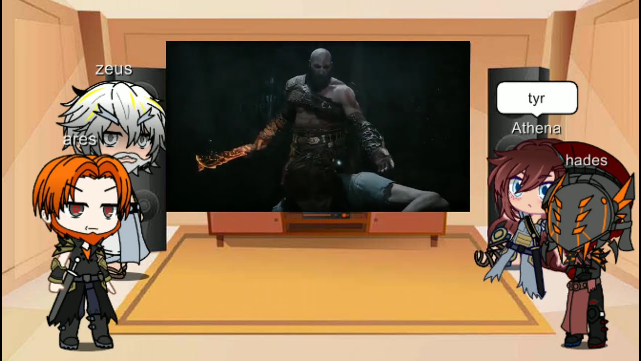 Greek gods react to kratos and his future