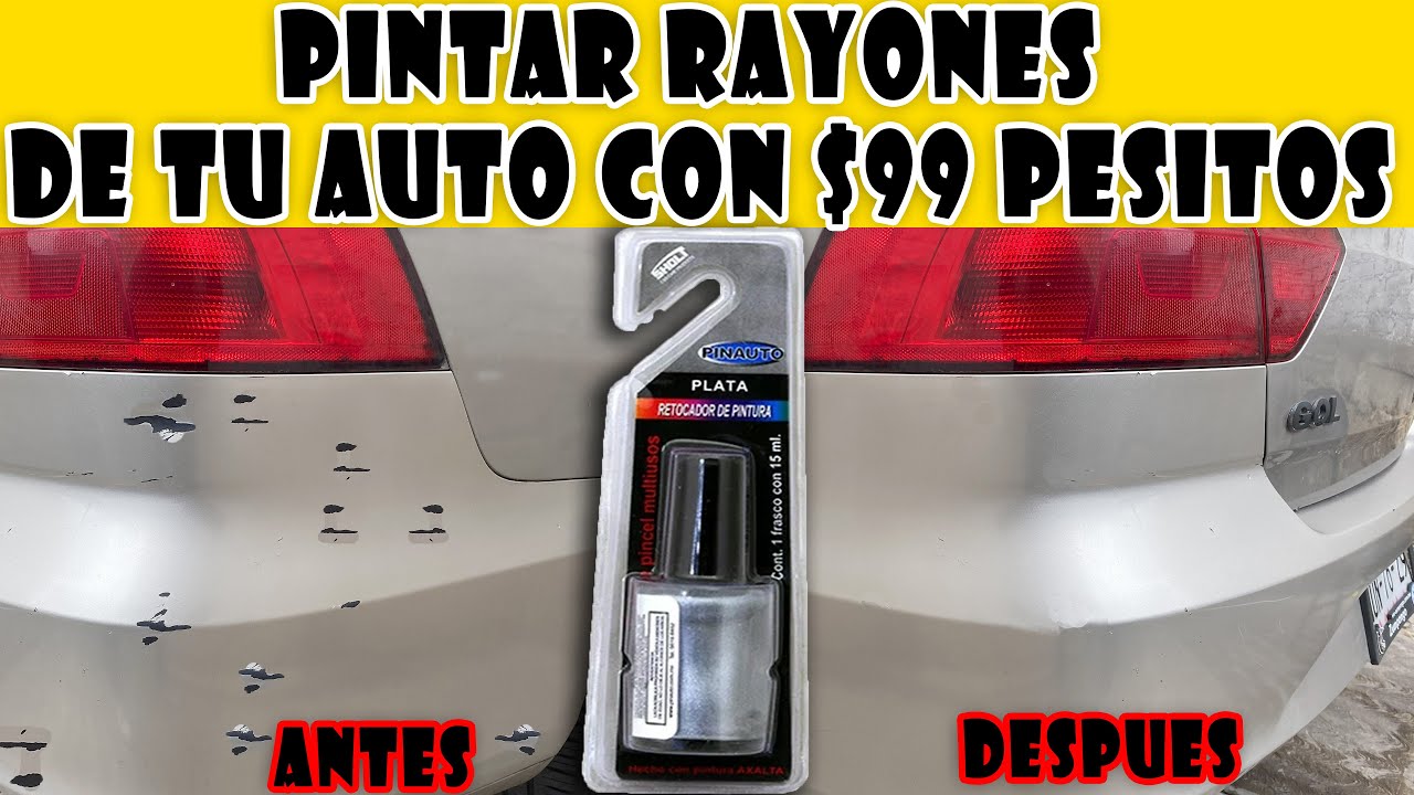 Como QUITAR RAYONES DE TU AUTO FACIL Y RAPIDO con RETOCADORES DE PINTURA AUTOZONE 🚗🚙