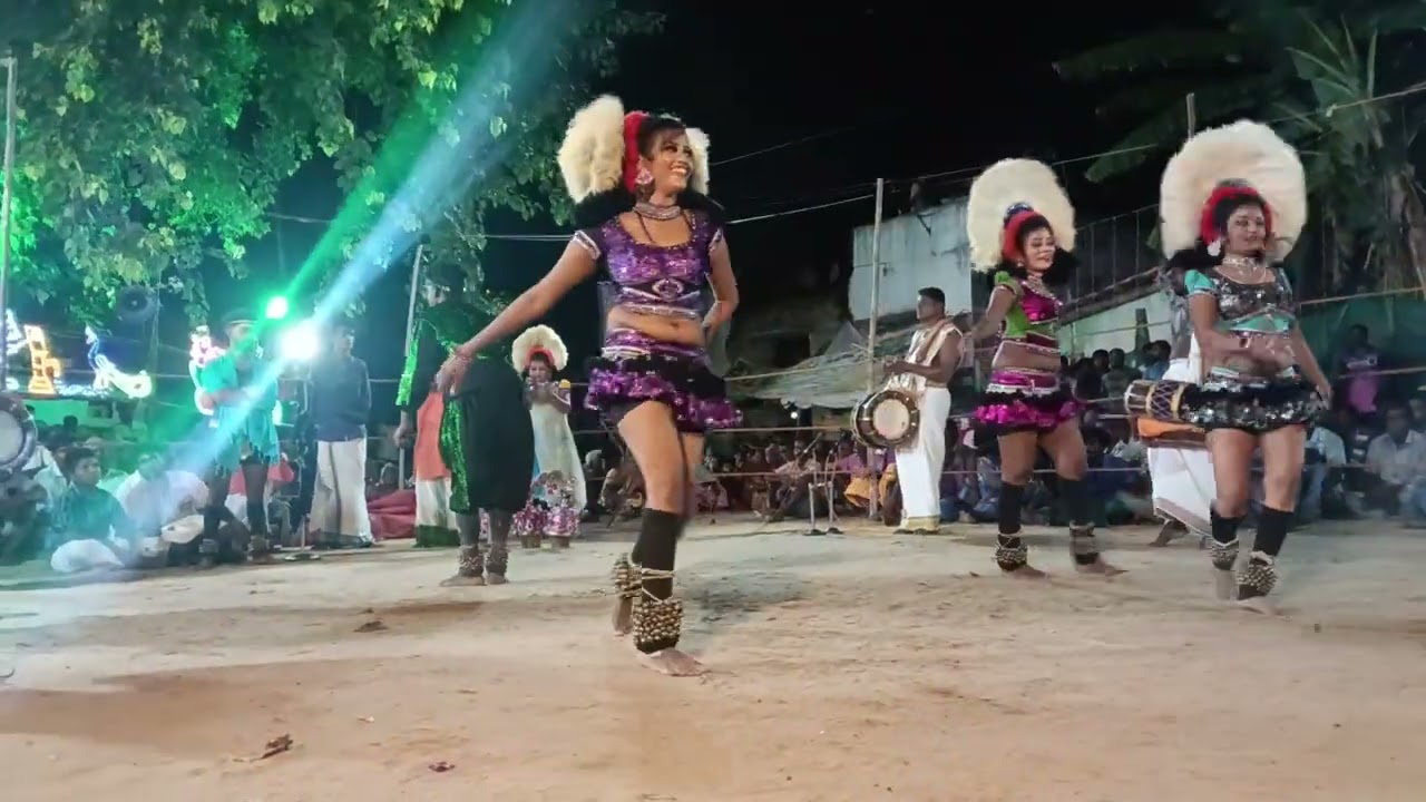 புவனகிரி  கர்ணா மனிஷ் ஏழுமலை கரகாட்டம்😘😘