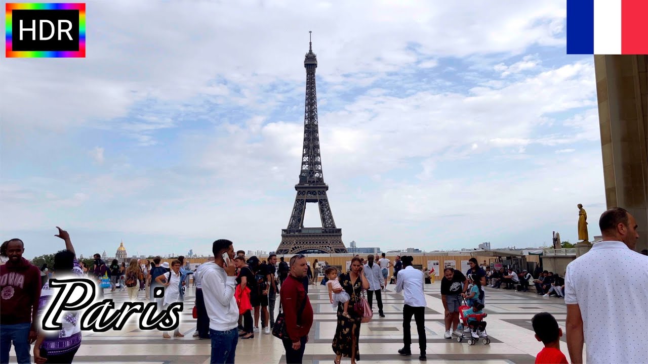 🇫🇷【HDR 4K】Paris Autumn Walk - Quartier de la Muette to Place du Trocadero (September, 2021)