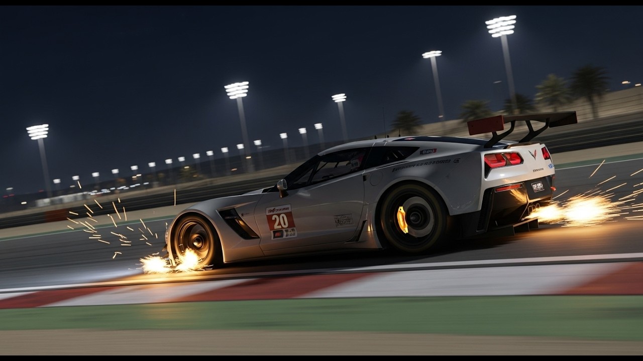 What Happens When You Drive the Corvette Z06 GT3R on the Demanding Bahrain International Circuit?