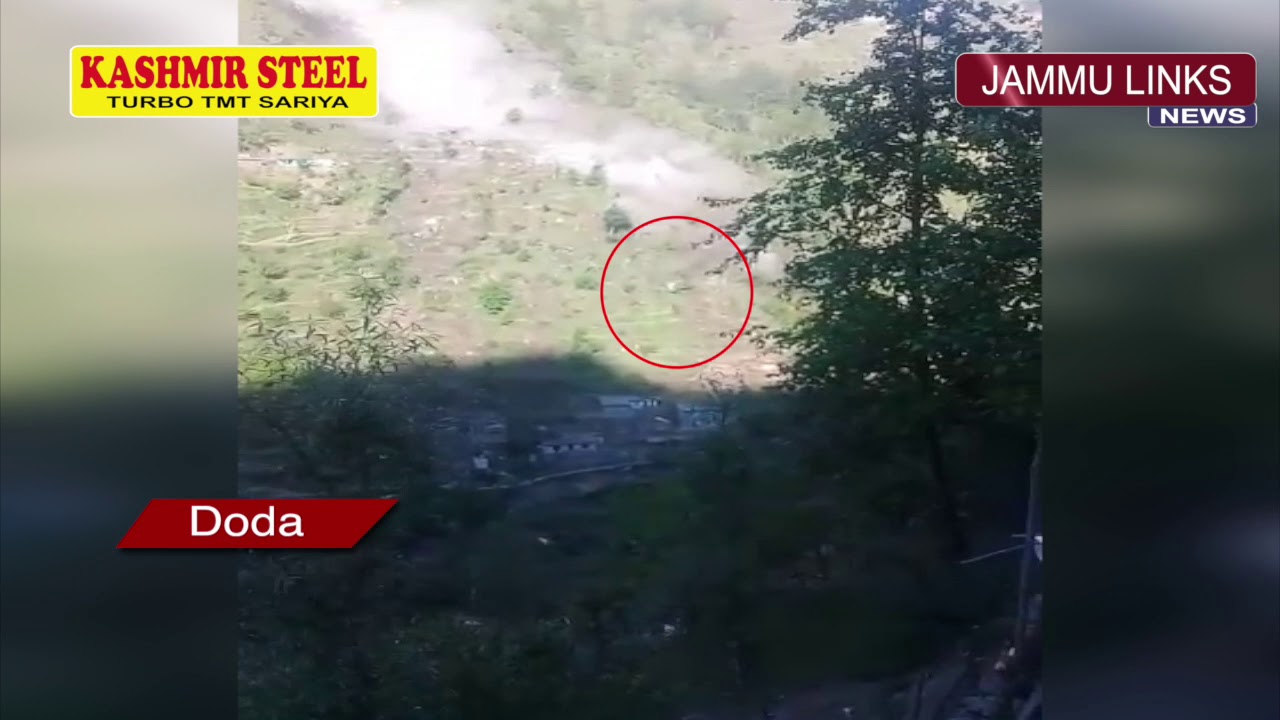 Landslide damages dozen houses in Doda